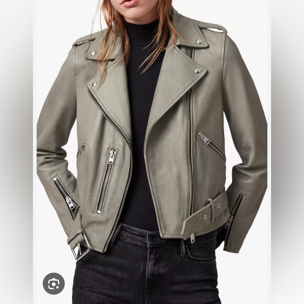 Allsaints Balfern Leather Jacket (US Size 2)